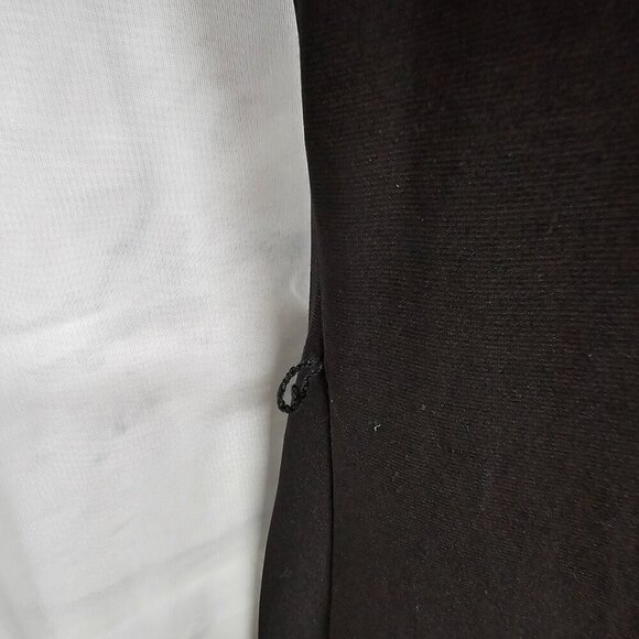 NWT Essentials A.B.S. Black Minimalist Goth Dress Shift Coquette M - Picture 5 of 13